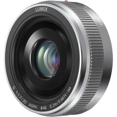 Panasonic LUMIX G 20mm F/1.7 II ASPH Plata HH020A