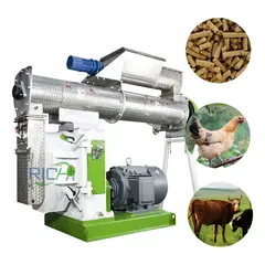 Máquina Peletizadora RICHI SZLH250 Capacidad 1-2T/H hasta 5-7T/H para Producción de Alimento Animal