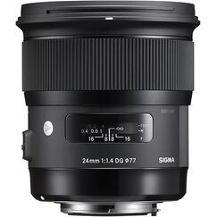 Sigma 24mm f/1.4 DG HSM Art Lens (Nikon)
