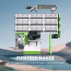 Máquina Industrial de Pellets de Alimentación Animal RICHI SZLH-420 - Para Aves, Ganado, Cabras, Conejos y Peces