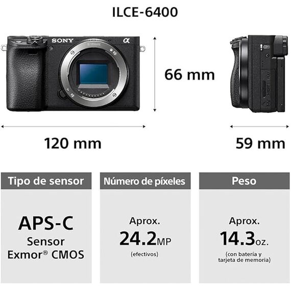 Sony A6400 Kit 16-50mm (Black)