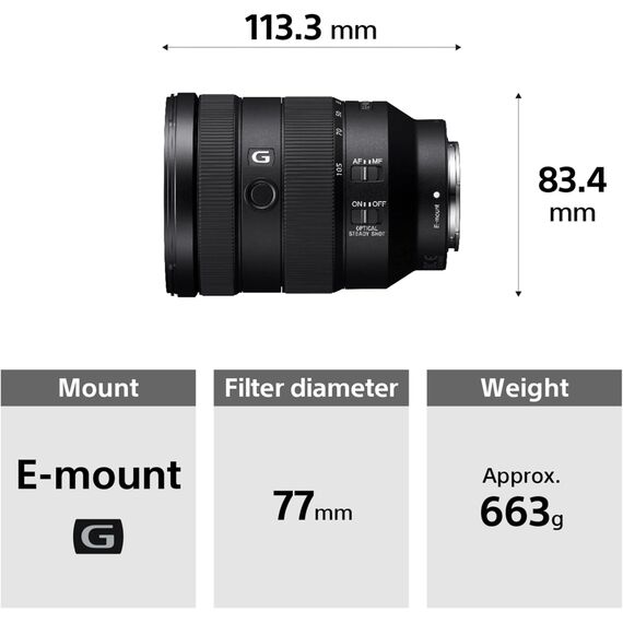 Sony FE 24-105mm F4 G OSS