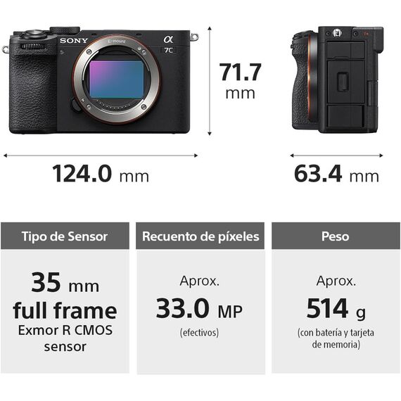 Sony A7C II Body (Black)