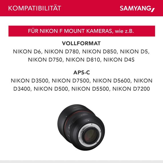 Samyang AF 85mm f/1.4