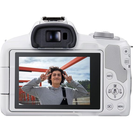 Canon EOS R50 Kit with (RF 18-45mm) (White)