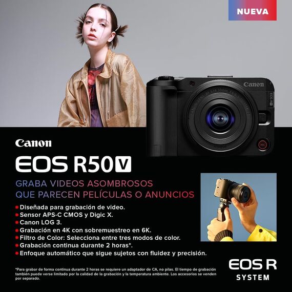 Canon EOS R50 V Kit RF-S 14-30mm PZ (Black)