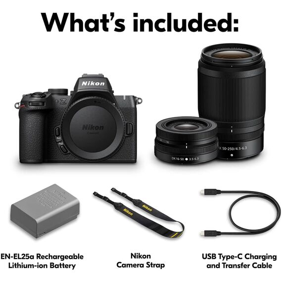 Nikon Z50 II Twin Kit 16-50mm + 50-250mm