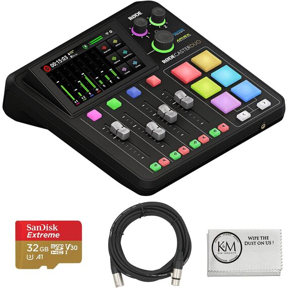 Rode RODECaster Duo Integrated Audio Production Studio (Black)