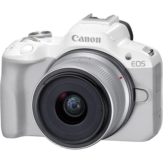 Canon EOS R50 Kit with (RF 18-45mm) (White)
