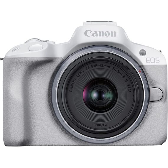 Canon EOS R50 Kit with (RF 18-45mm) (White)