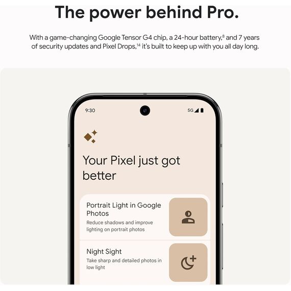 Google Pixel 9 Pro - 256gb + 16gb