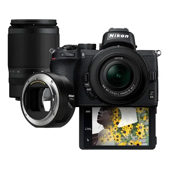 Nikon Z50 Twin Kit + FTZ II
