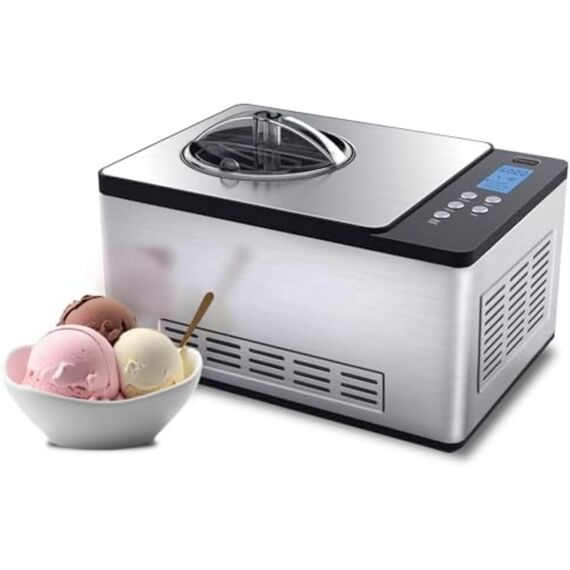 Whynter - Máquina para helados de acero inoxidable