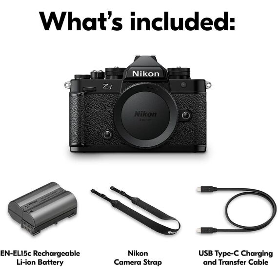 Nikon Cámara Z f FX Body