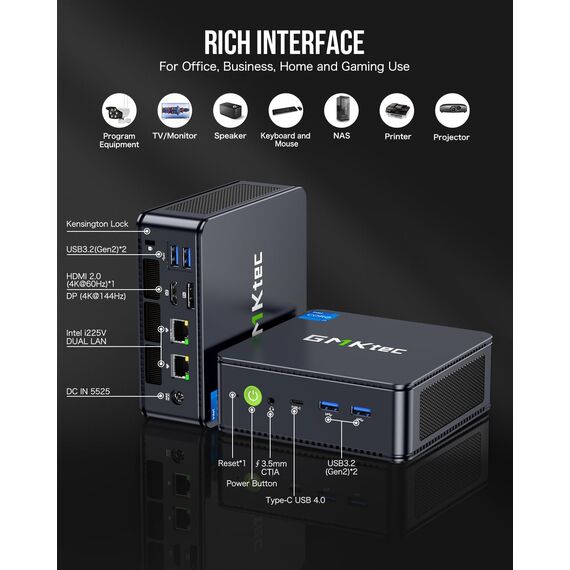 Mini PC GMKtec Nucbox K7 Plus