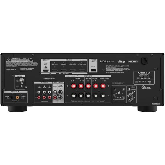 Onkyo TX-SR3100 80W Receptor AV de 5.2 Canales