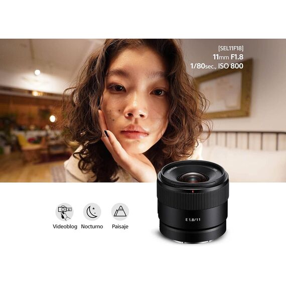 Sony E 11mm F/1.8 Lens (SEL11F18)