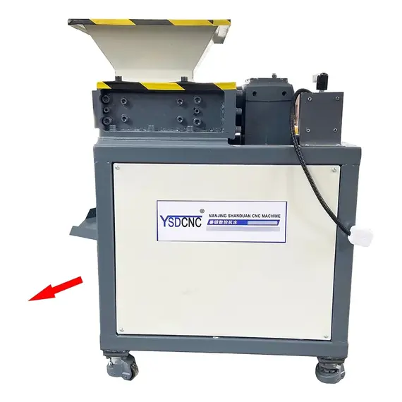 Trituradora de Doble Eje para Desechos Industriales