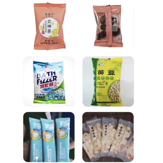 Máquina Eléctrica Empaquetadora de Bolsas de Sellado Trasero