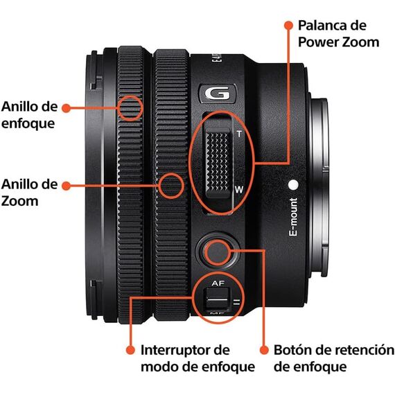 Sony E PZ 10-20mm F/4 G Lente (SELP1020G)