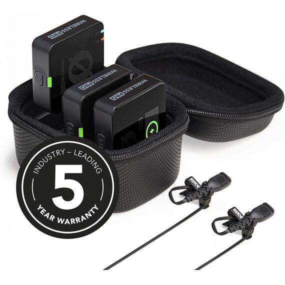 Rode Wireless Pro 2-Person Clip-On Micrófono inalámbrico con lavaliers