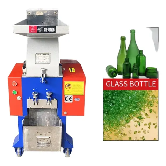 Trituradora de Plástico y Vidrio Longhe Uso Doméstico/Comercial Ligero