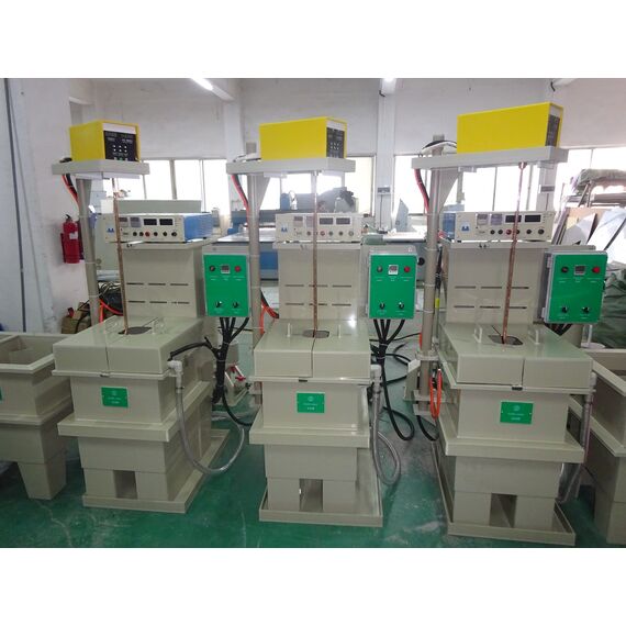 Máquina de Galvanoplastia Manual con Estante Rotativo